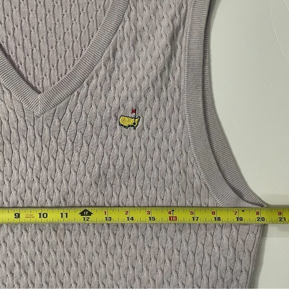 Magnolia Lane Masters Ladies Sweater Vest Medium Pink Augusta National Golf - Picture 5 of 6